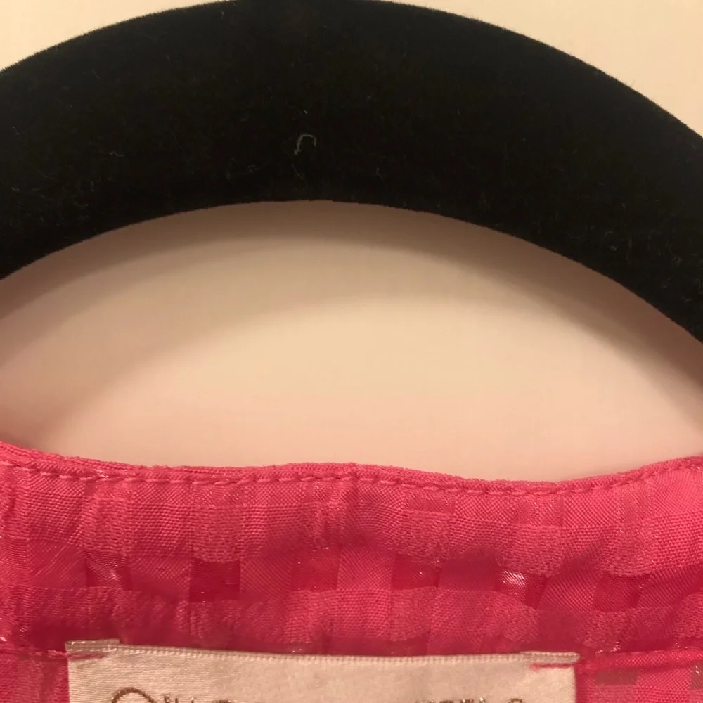 Gingham & Heels Magenta dress - Picture 9 of 10